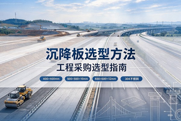 加查沉降板选择方法