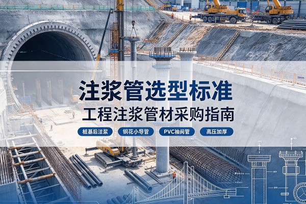 加查注浆管选型标准